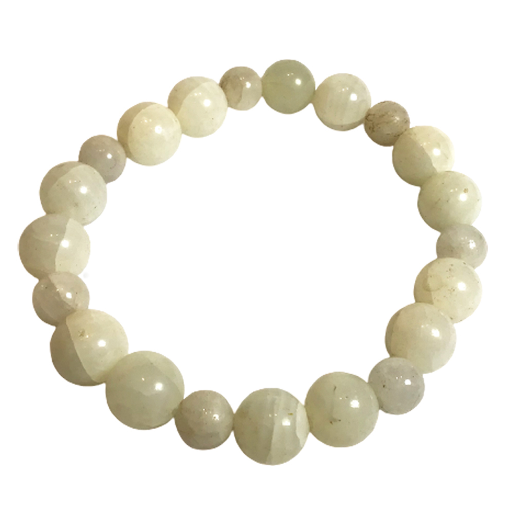 白玉手珠10mm【十方】150386