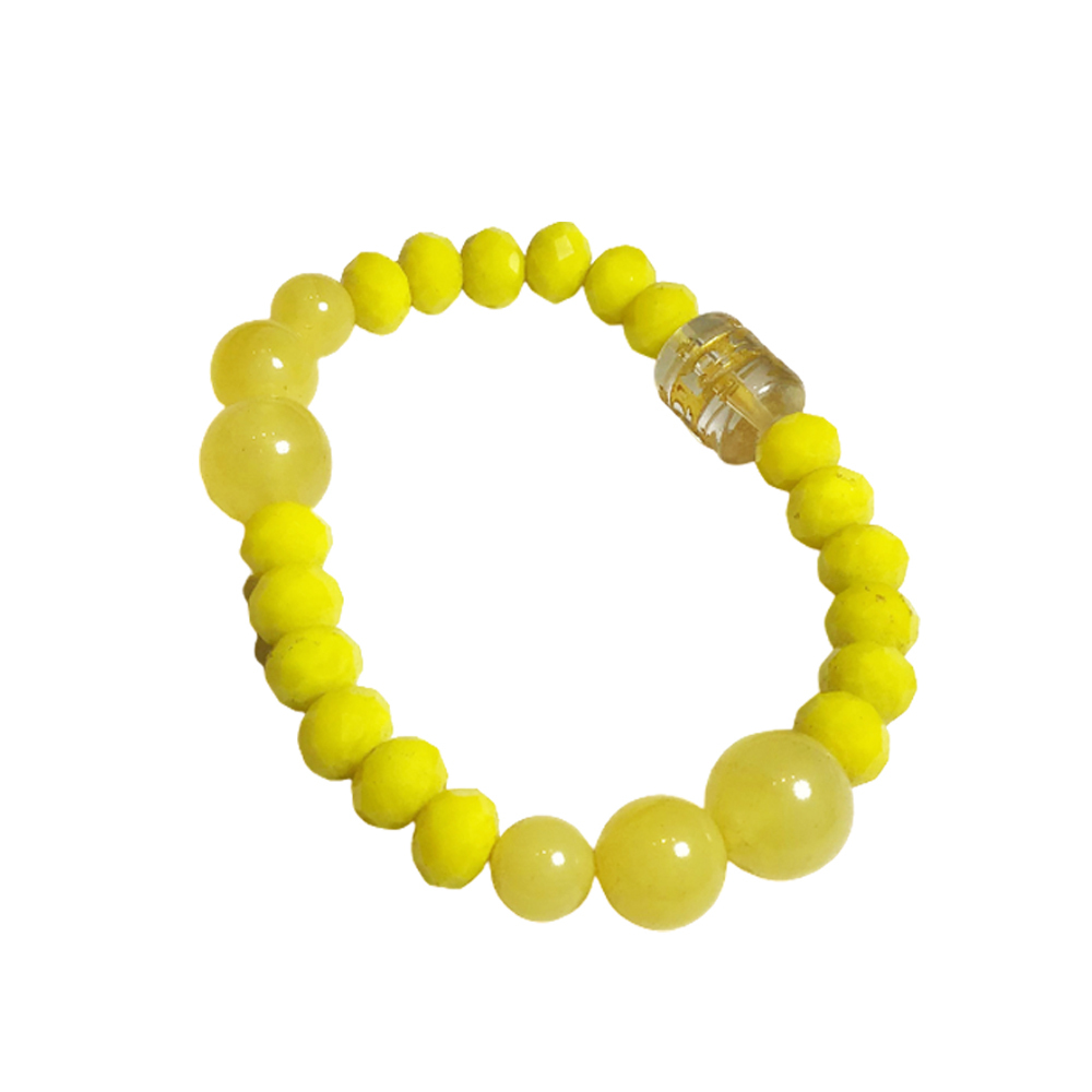 六字真言+黃琉璃手珠【十方】150145