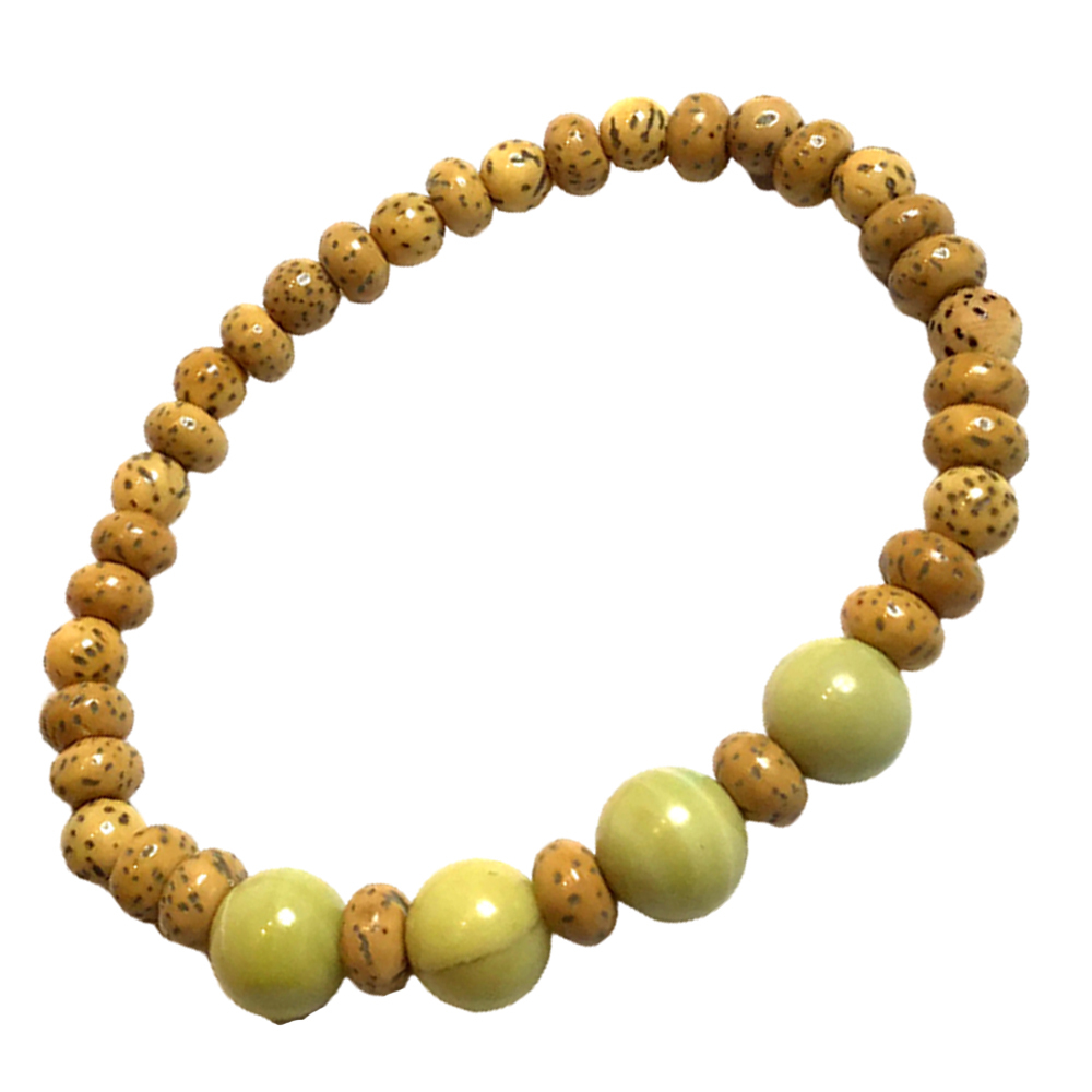 牛油玉+星月菩提手珠6mm【十方】150359