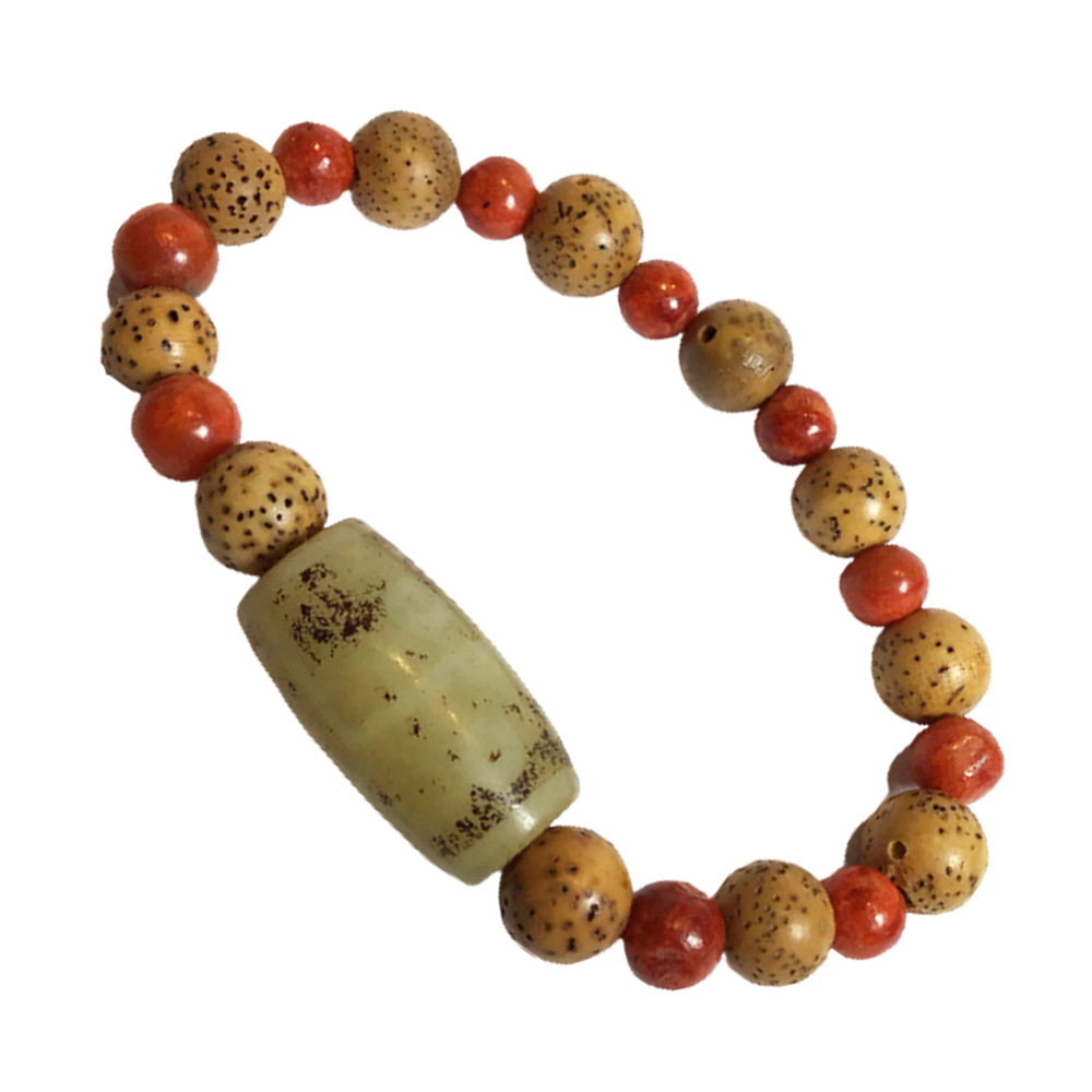 天珠+星月菩提手珠7mm【十方】150385