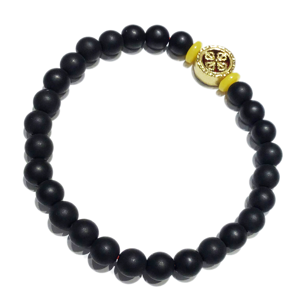 十字杵+靈草藥珀手珠6mm【十方】150763