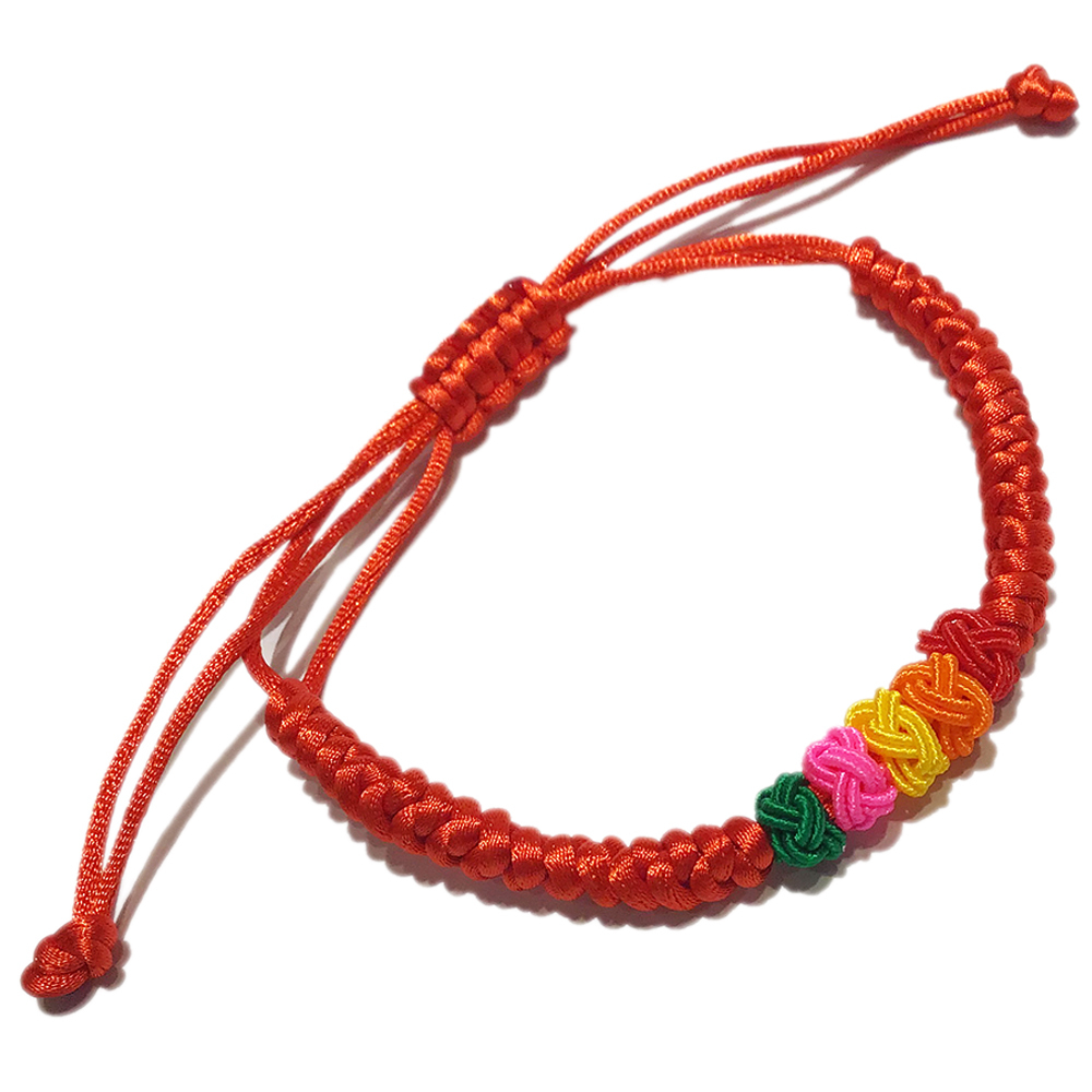 五彩球轉運金剛結手鍊【十方】151091