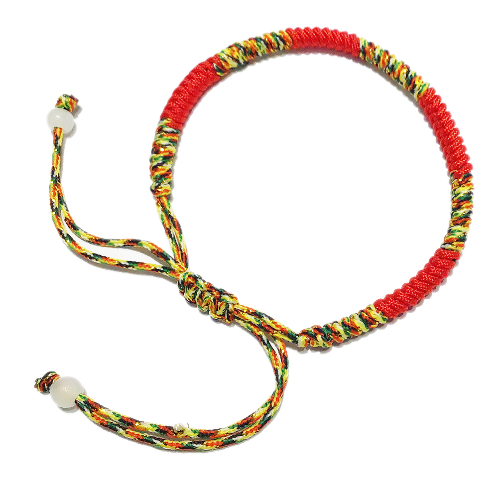  五色{金蔥}轉運金剛結手鍊【十方】151093