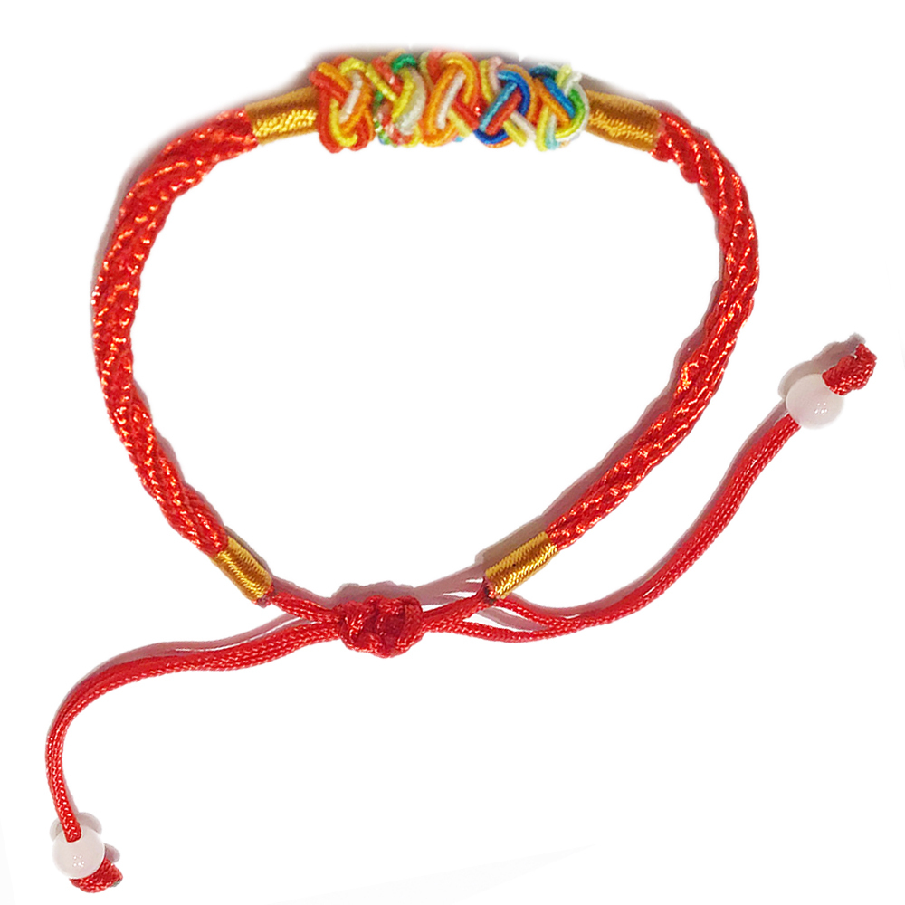 五彩球轉運瓔珞繩手鍊【十方】151094