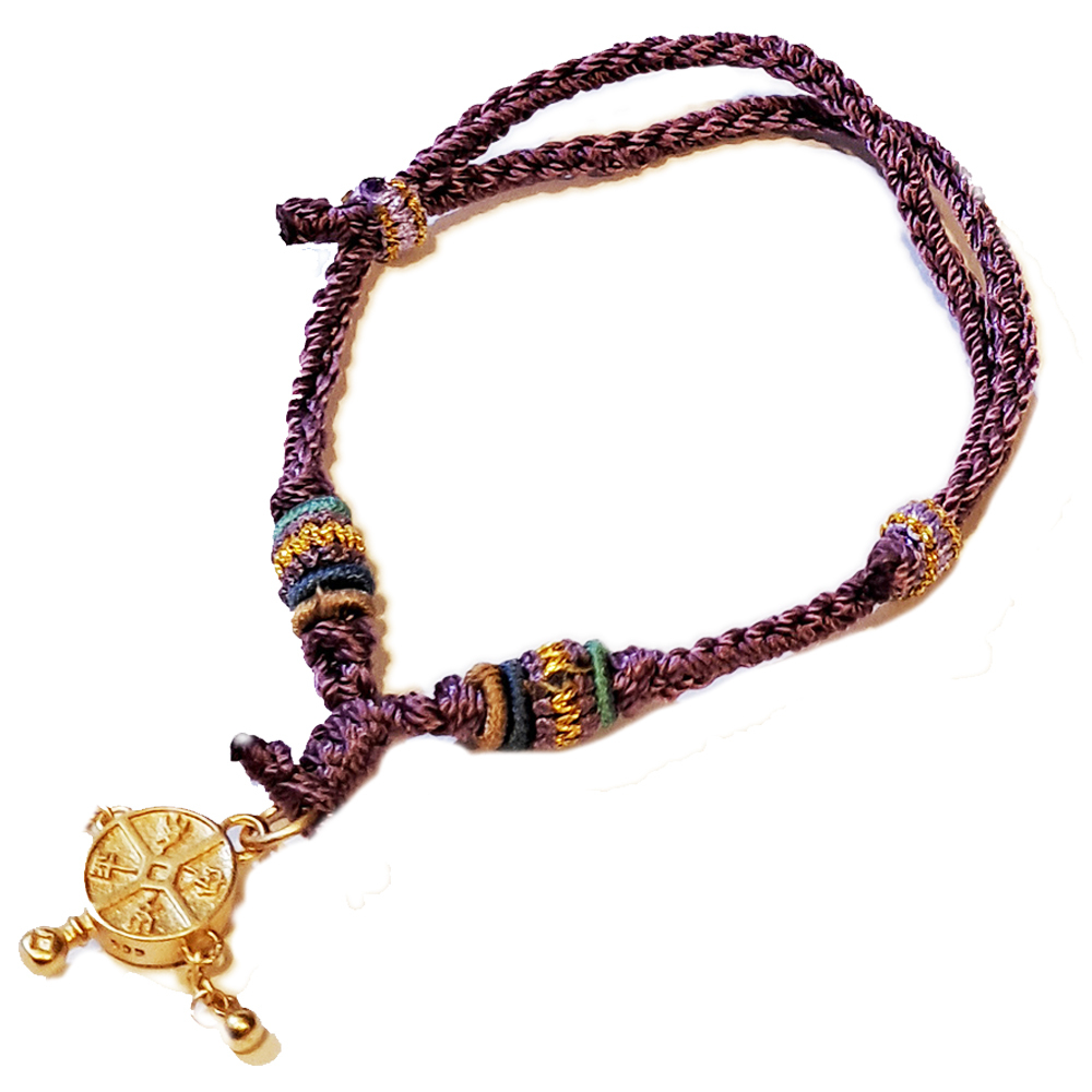 平安波浪鼓 沙金手鍊【十方】151294