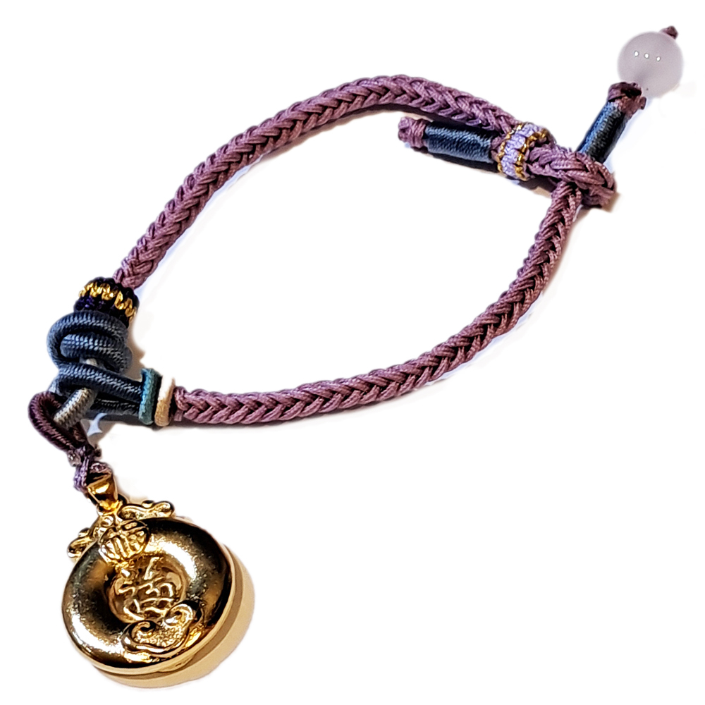 金福平安扣 沙金手鍊【十方】151305