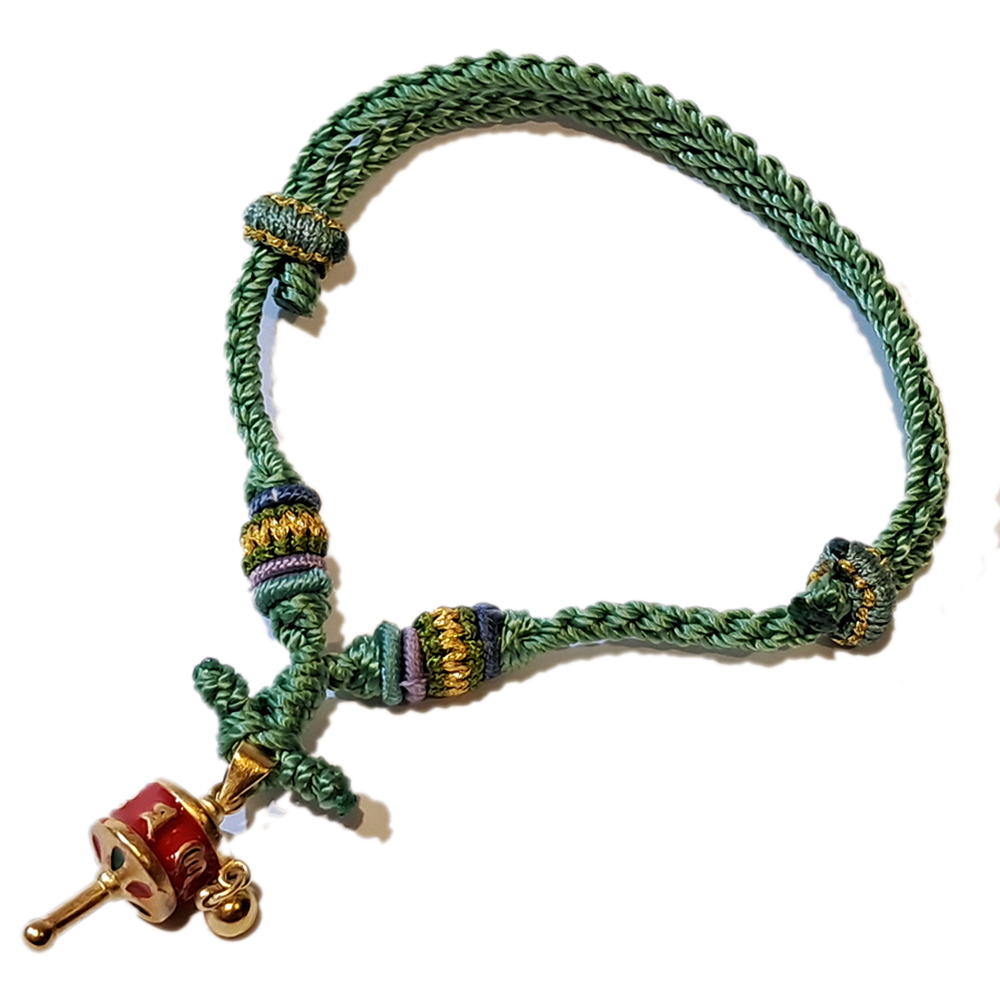 轉經輪 沙金手鍊【十方】151303