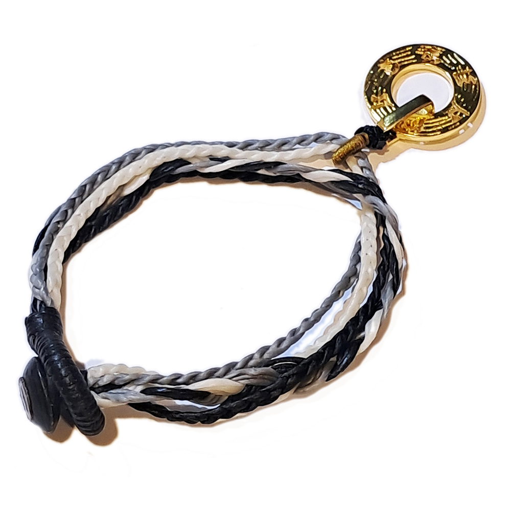 六字真言 平安扣 沙金手鍊【十方】151330