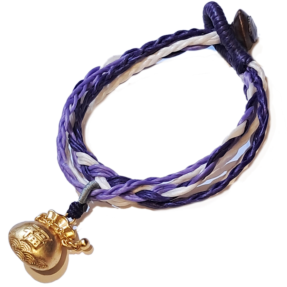 金福袋{沙金}蠟繩手鍊【十方】151322