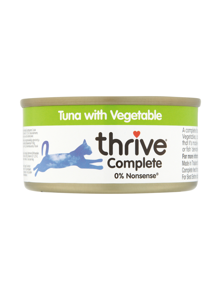 Thrive 脆樂芙 – 吞拿魚+菜 Tuna & Vegetable 75g (原箱12罐@$12)