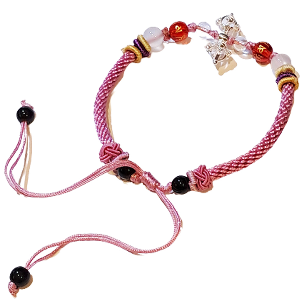 金剛杵{純銀} 中國結手鍊【十方】151517