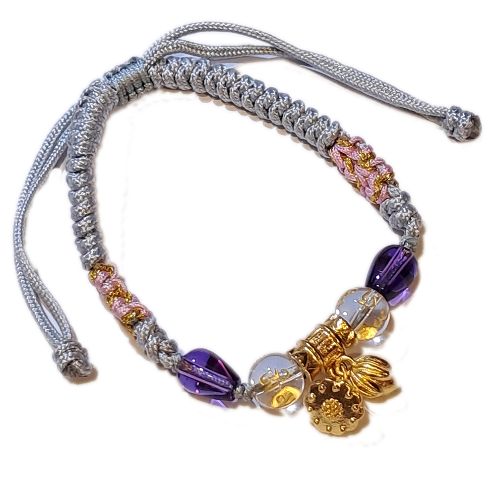 六字真言 蓮蓬沙金手鍊【十方】151334