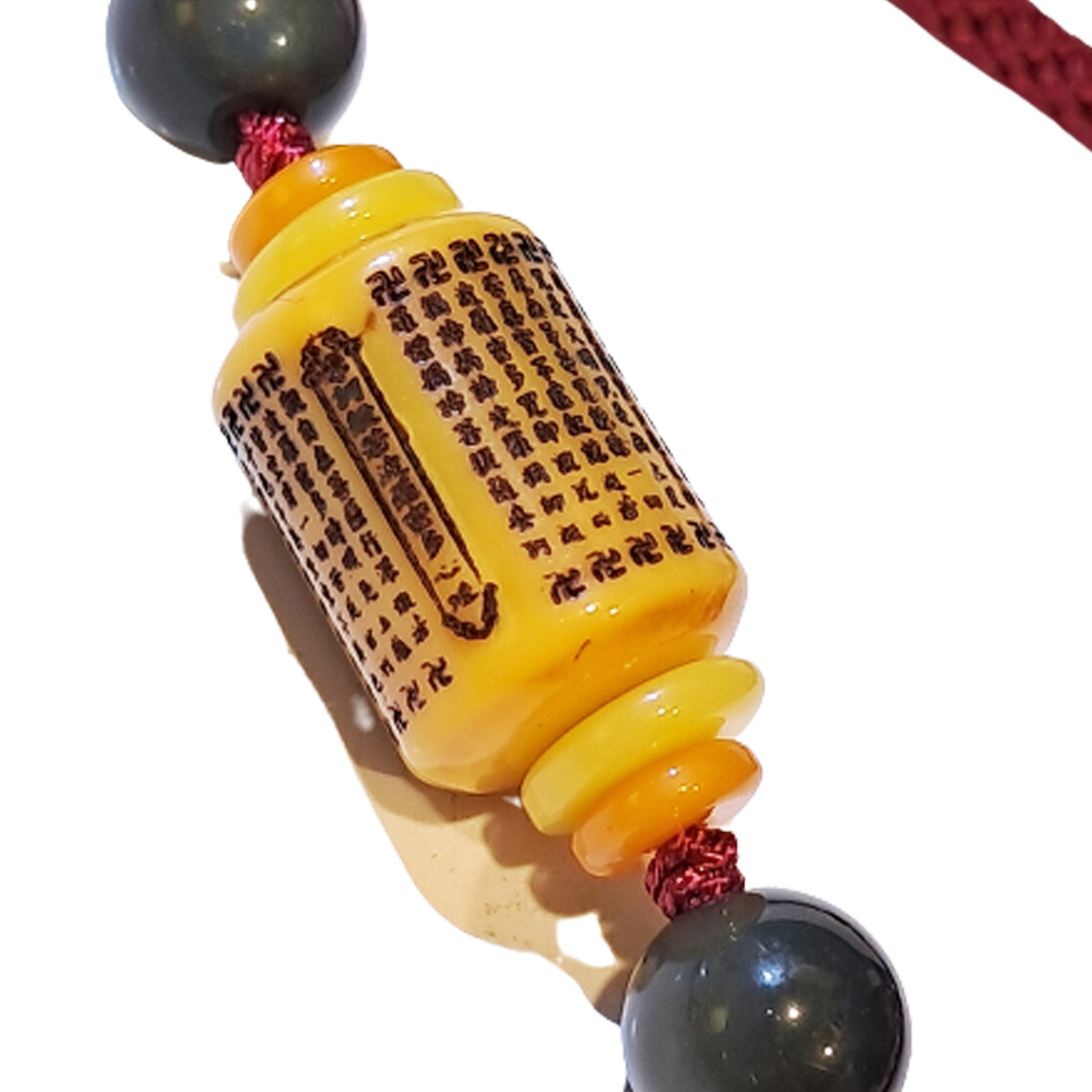 心經{毫雕}蜜納 中國結手鍊【十方】151511