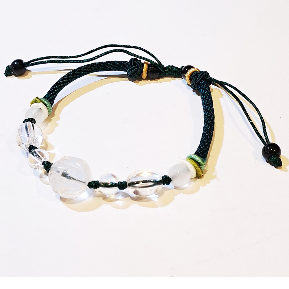 蓮花{水晶}中國結 手鍊【十方】151374