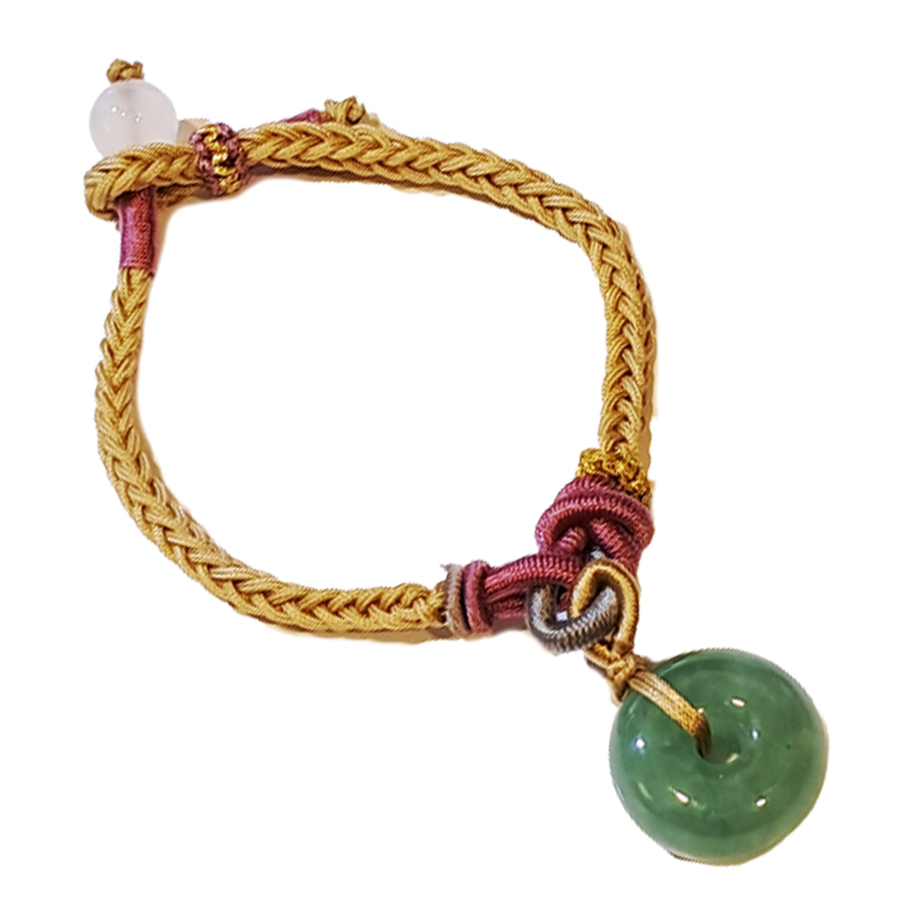 平安扣{緬甸玉}中國結手鍊【十方】151544