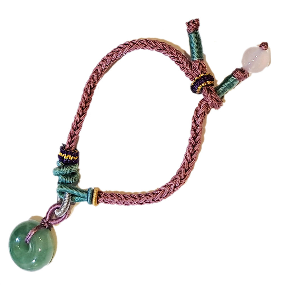 平安扣{緬甸玉}中國結手鍊【十方】151561