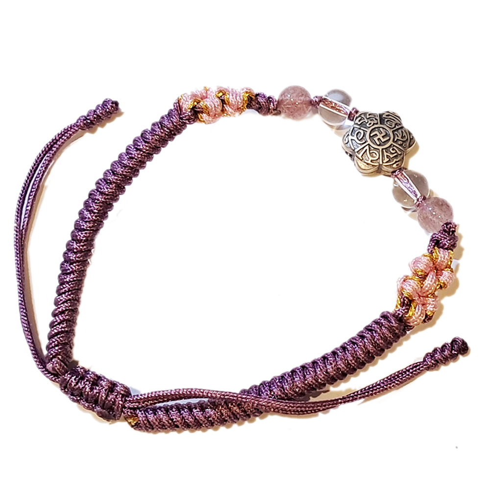 六字真言{純銀}中國結手鍊【十方】151567