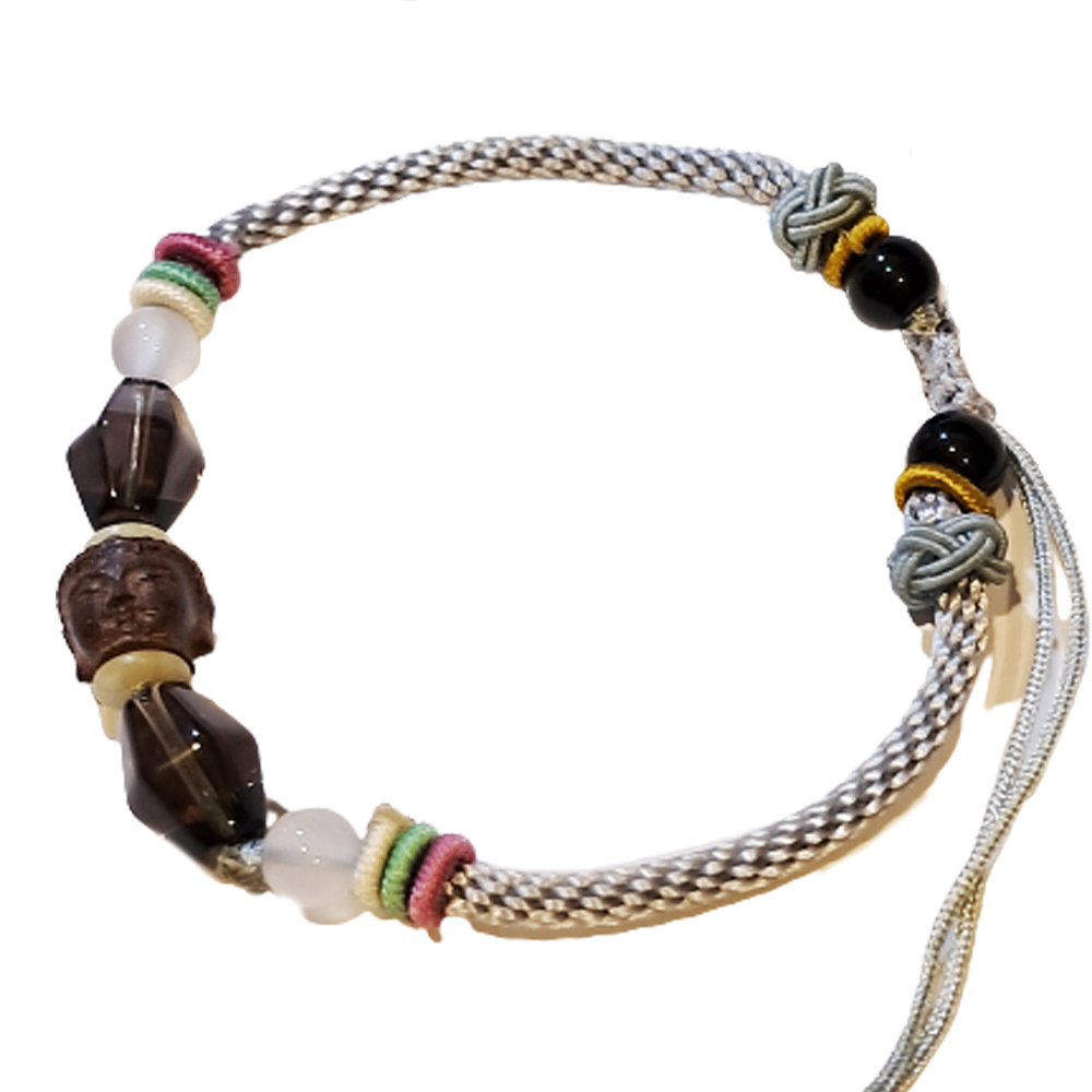 佛首{沉香木}中國結手鍊【十方】151599