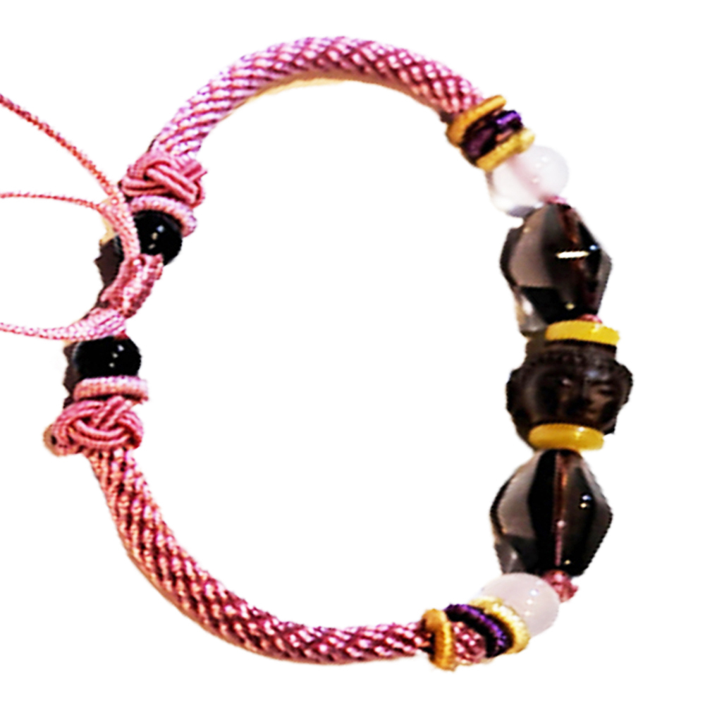 佛首{沉香木}中國結手鍊【十方】151600