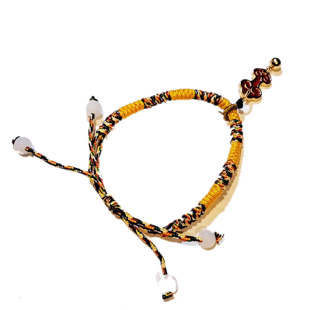 如意{沙金} 五色線手鍊【十方】151644