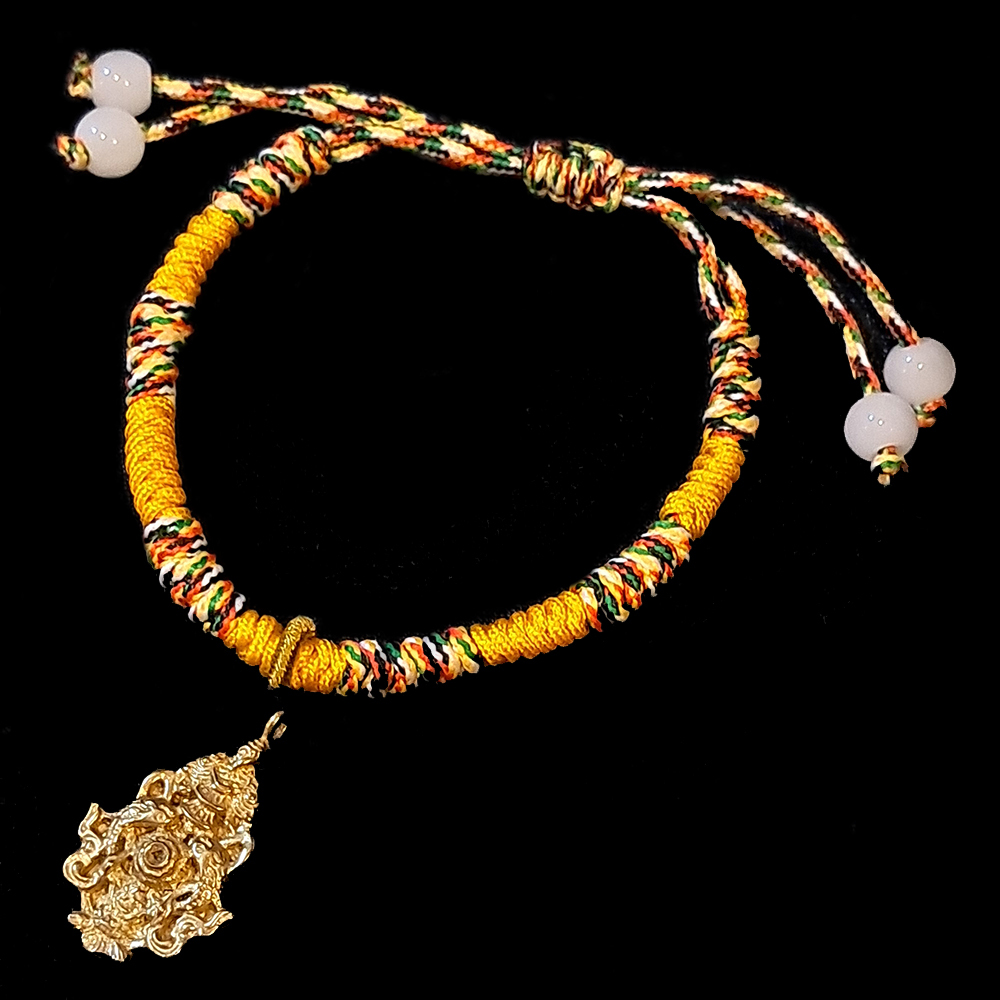 八吉祥{銅}五色線招財手鍊【十方】151635