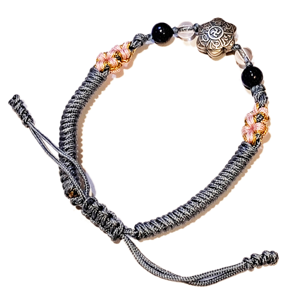 六字真言{純銀} 中國結手鍊【十方】151651