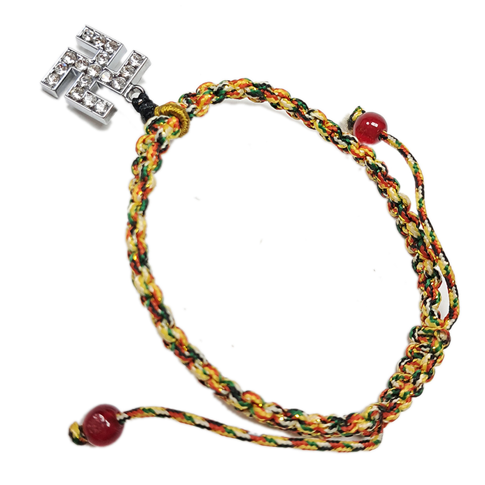 卍 {鑲鑽} 五色線手鍊【十方】151749