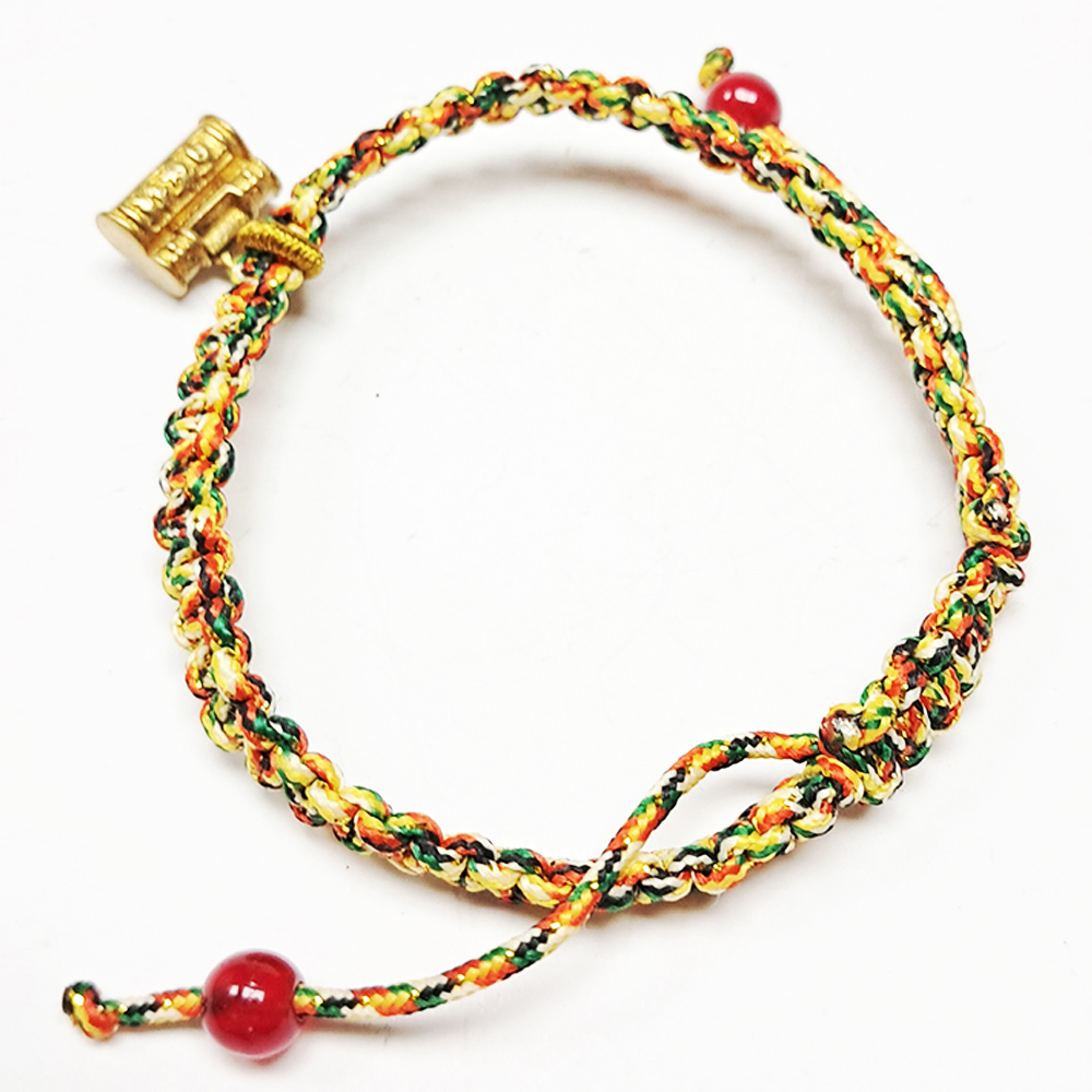 富貴鎖 {銅} 五色線手鍊【十方】151745