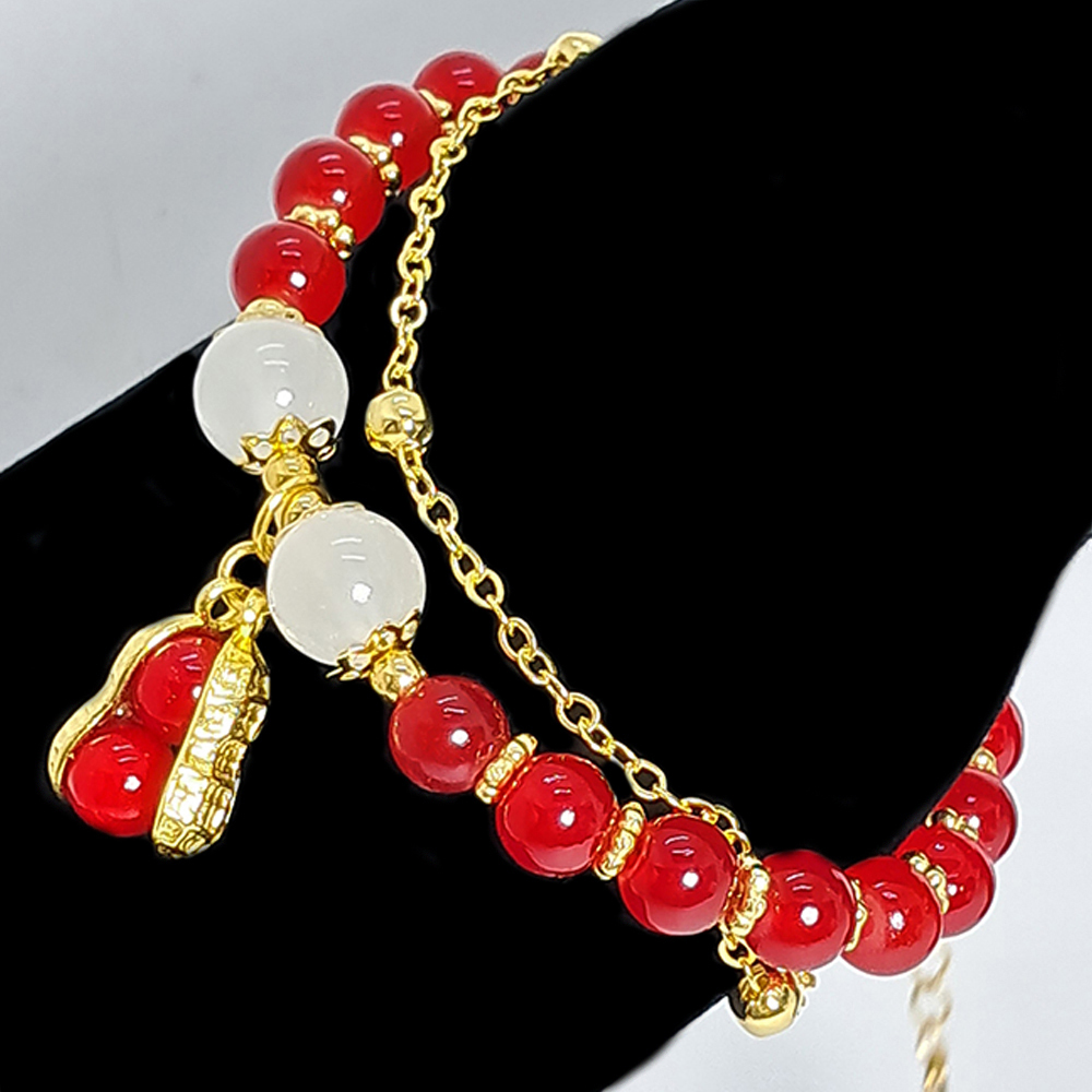 好事發生&紅玉石手珠【十方】152639