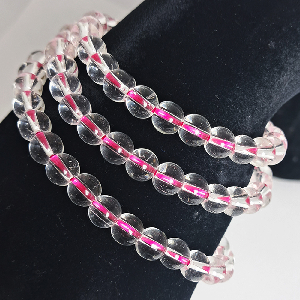 水晶琉璃3圈手珠6mm【十方】152591