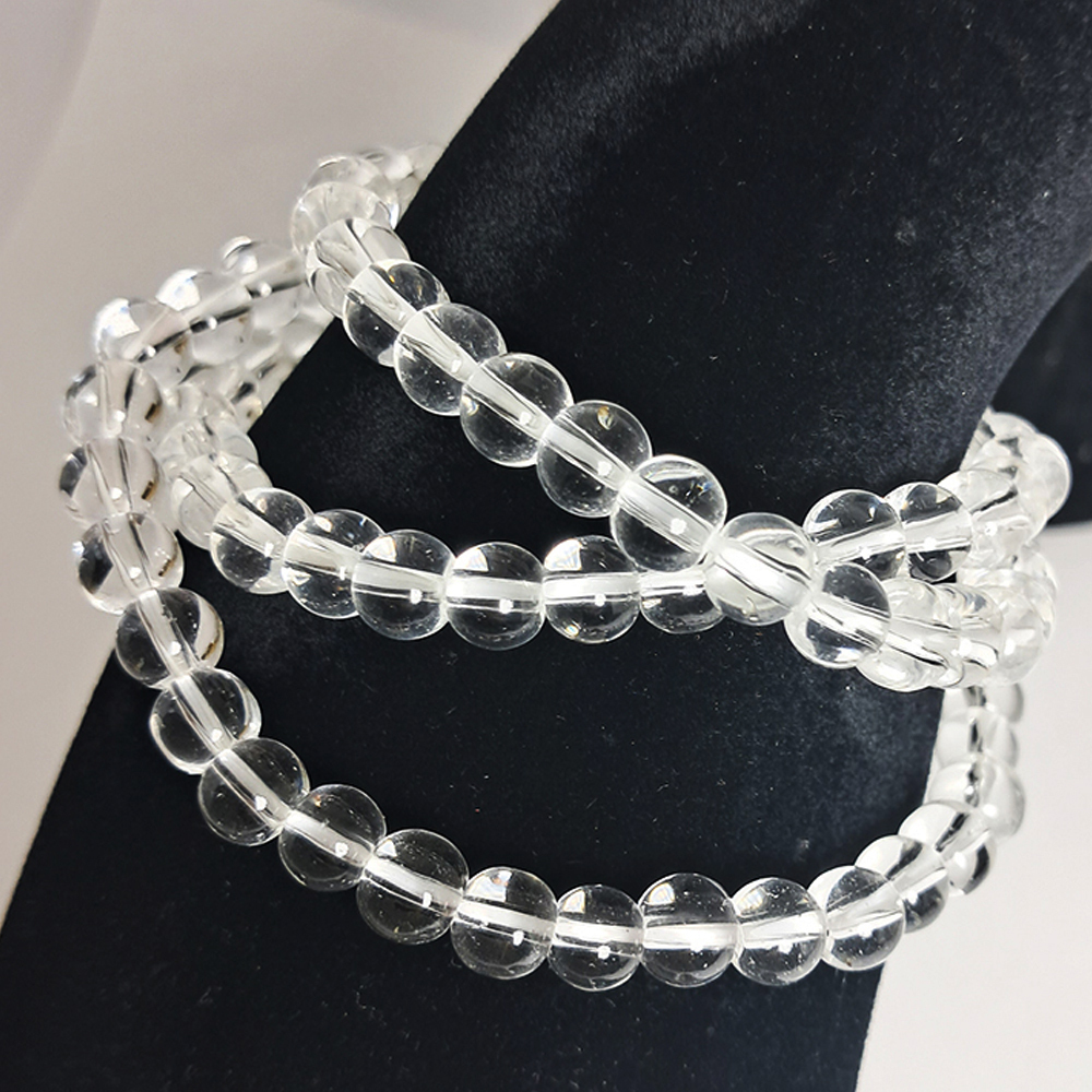 水晶琉璃3圈手珠6mm【十方】152590
