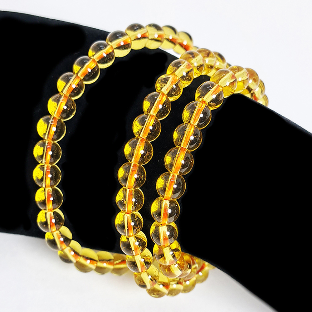 黃琉璃3圈90顆手珠6mm【十方】152637