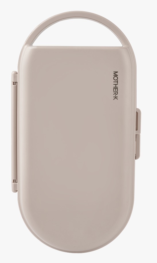 韓國 Mother-K 便攜式旅行奶瓶架套裝-米色