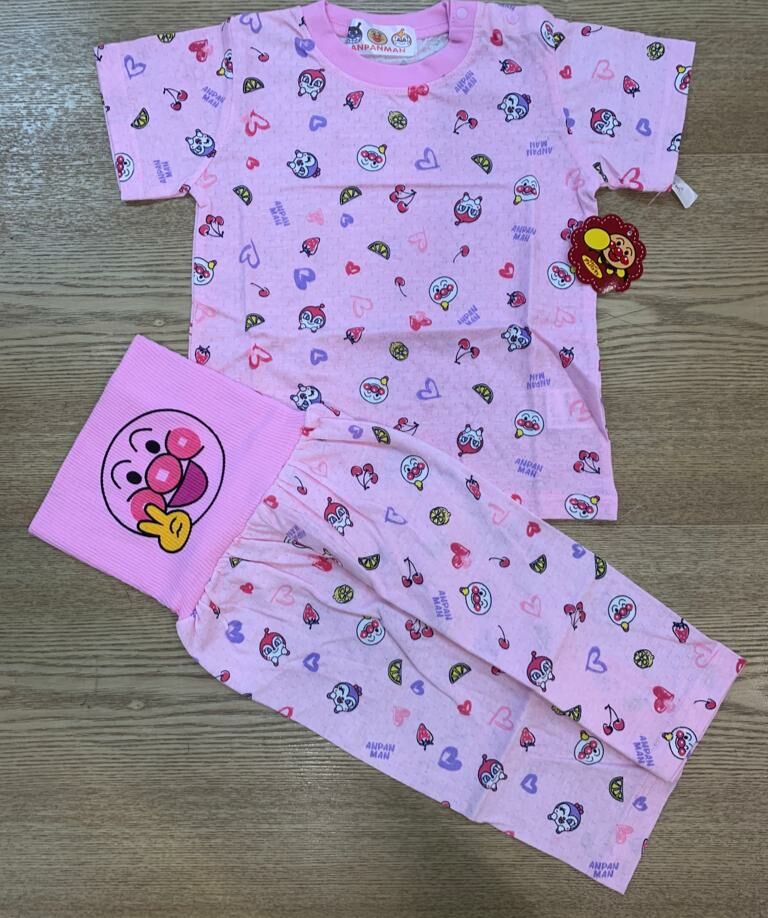 麵包超人 純棉網眼短袖包腹睡衣90-120cm