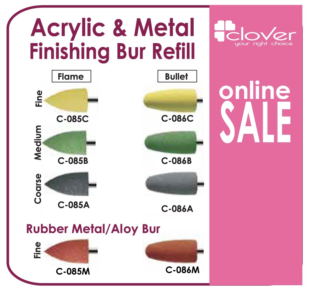 Finishing Bur for Acrylic / Metal