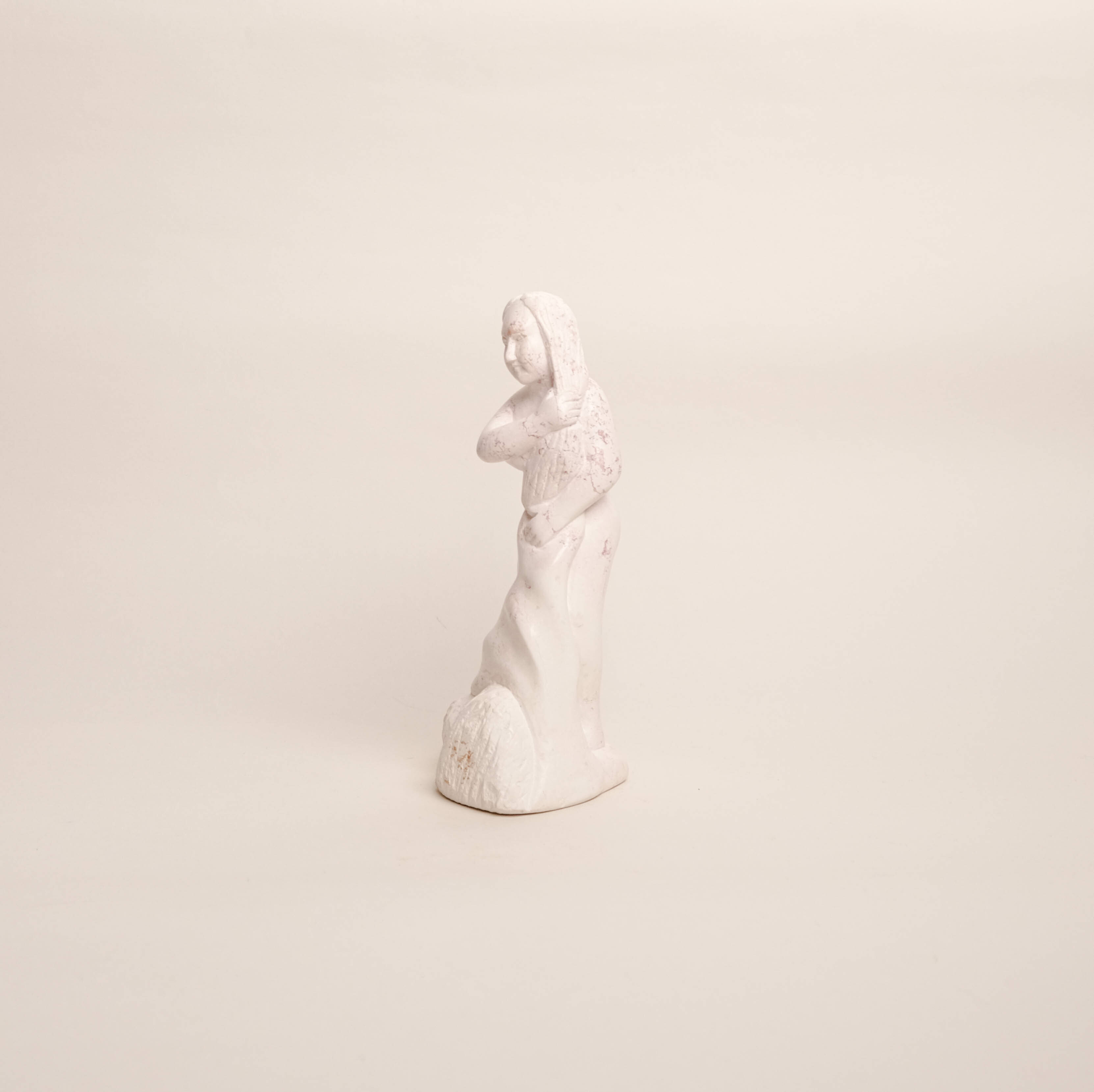 石雕｜擺件 - 沐浴中少女 47｜尼加拉瓜