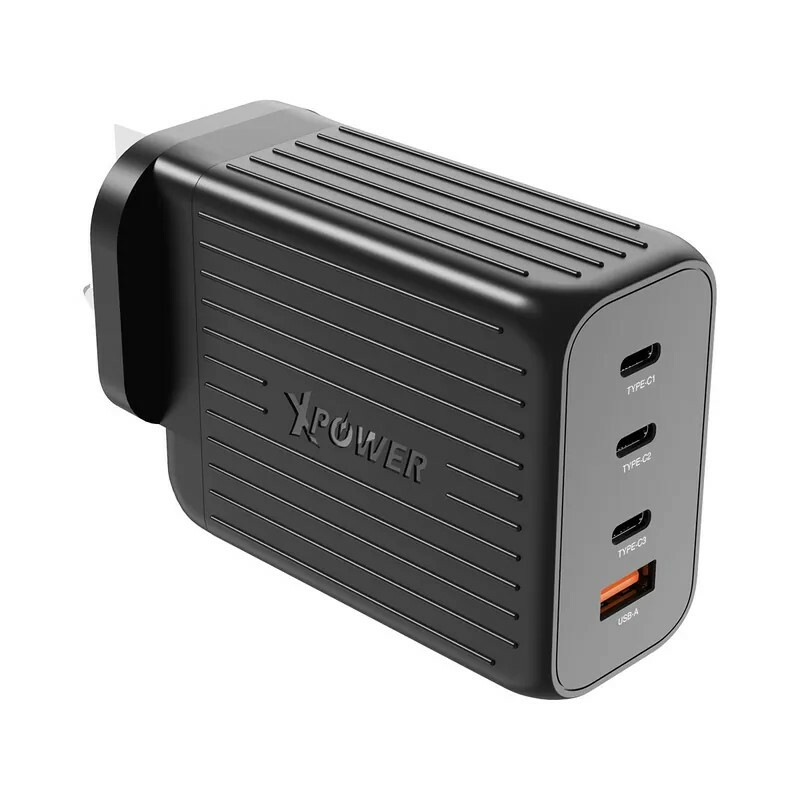 （2026新年限時優惠）XPower GW200B 200W 4輸出 PD 3.0/QC/SCP插牆充電器