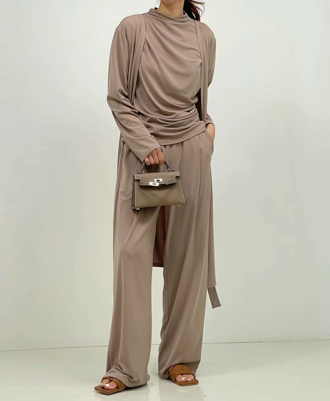 SA56 橡筋頭鬆身長褲