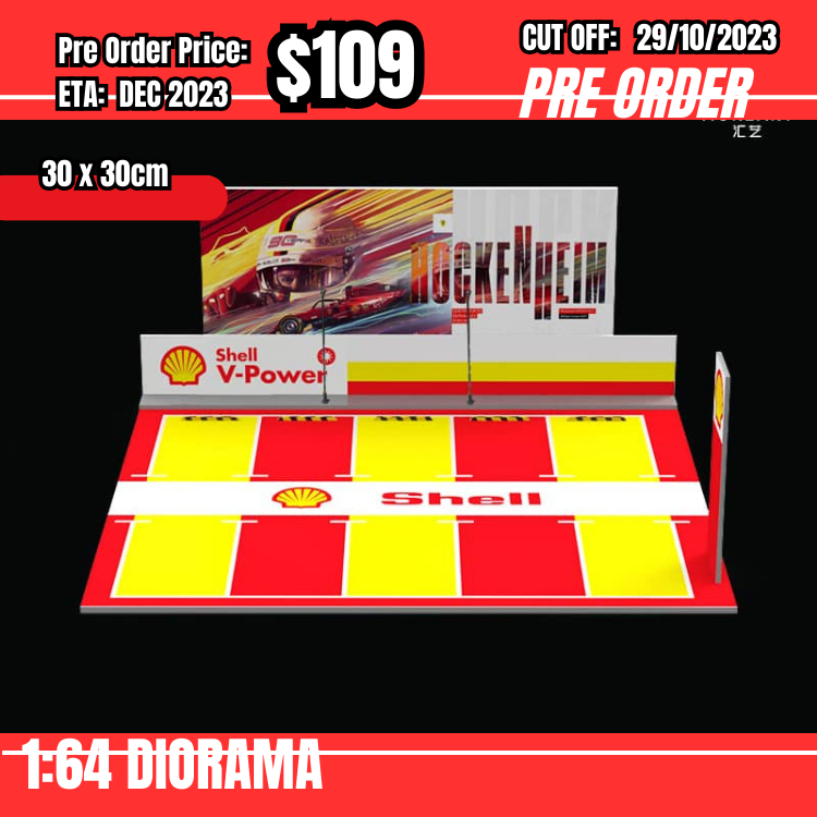PO-$109 *Moreart* 1:64 Outdoor Parking Lot - Shell [OD22/10]