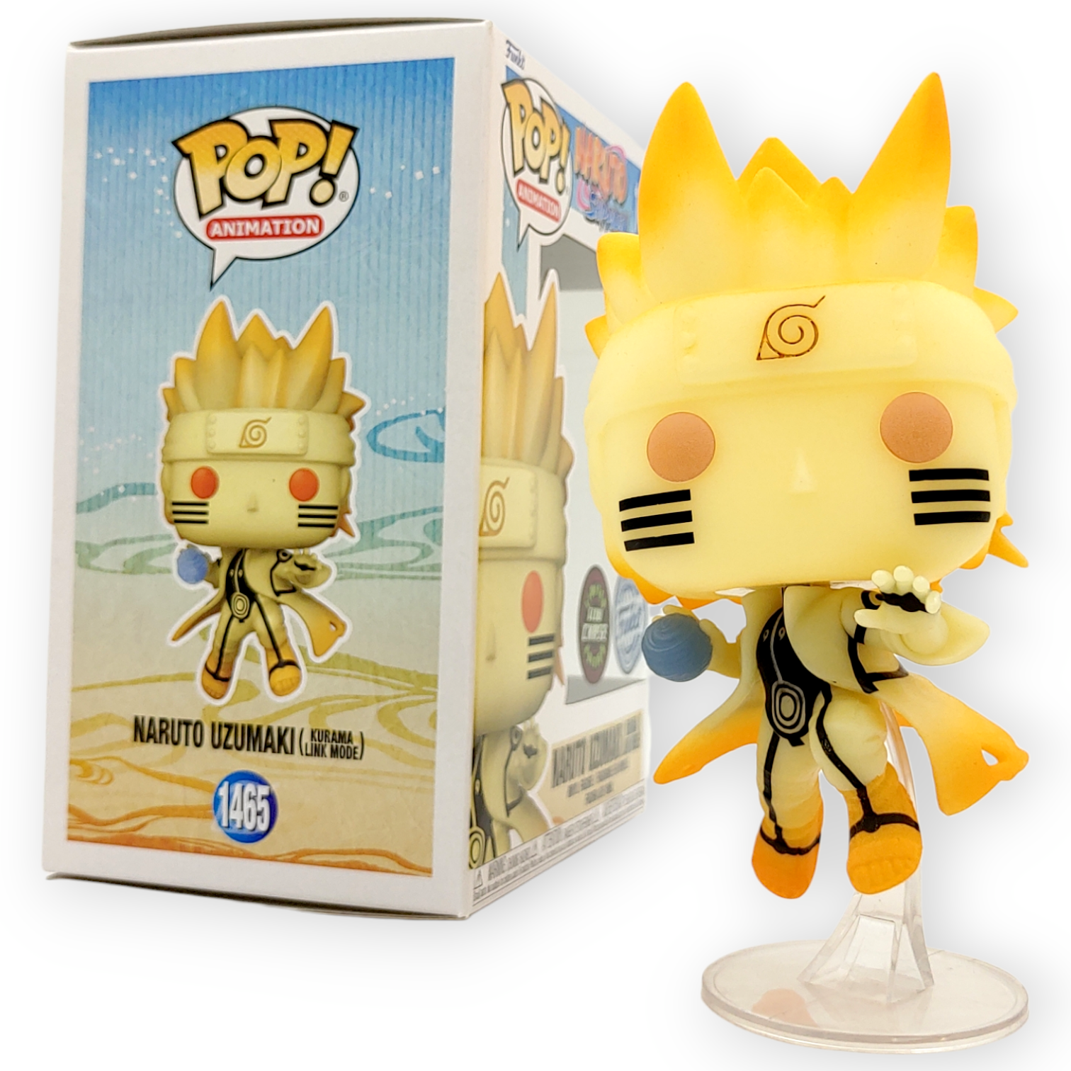 FUNKO POP <火影忍者>渦卷鳴門_九喇嘛連結模式(夜光CHASE版)-No.1465