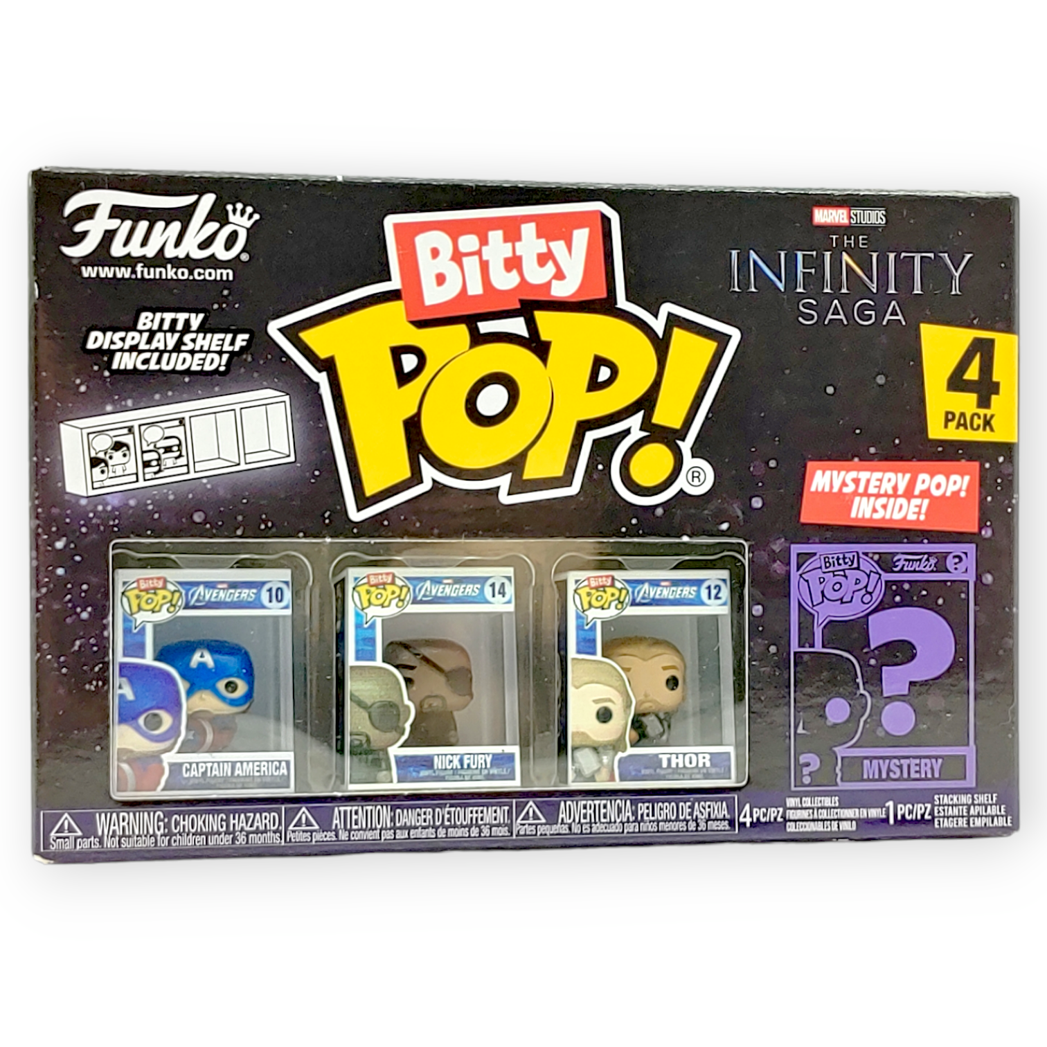 Funko Bitty POP<MARVEL>(美國隊長+費歷克+雷神+隨機)