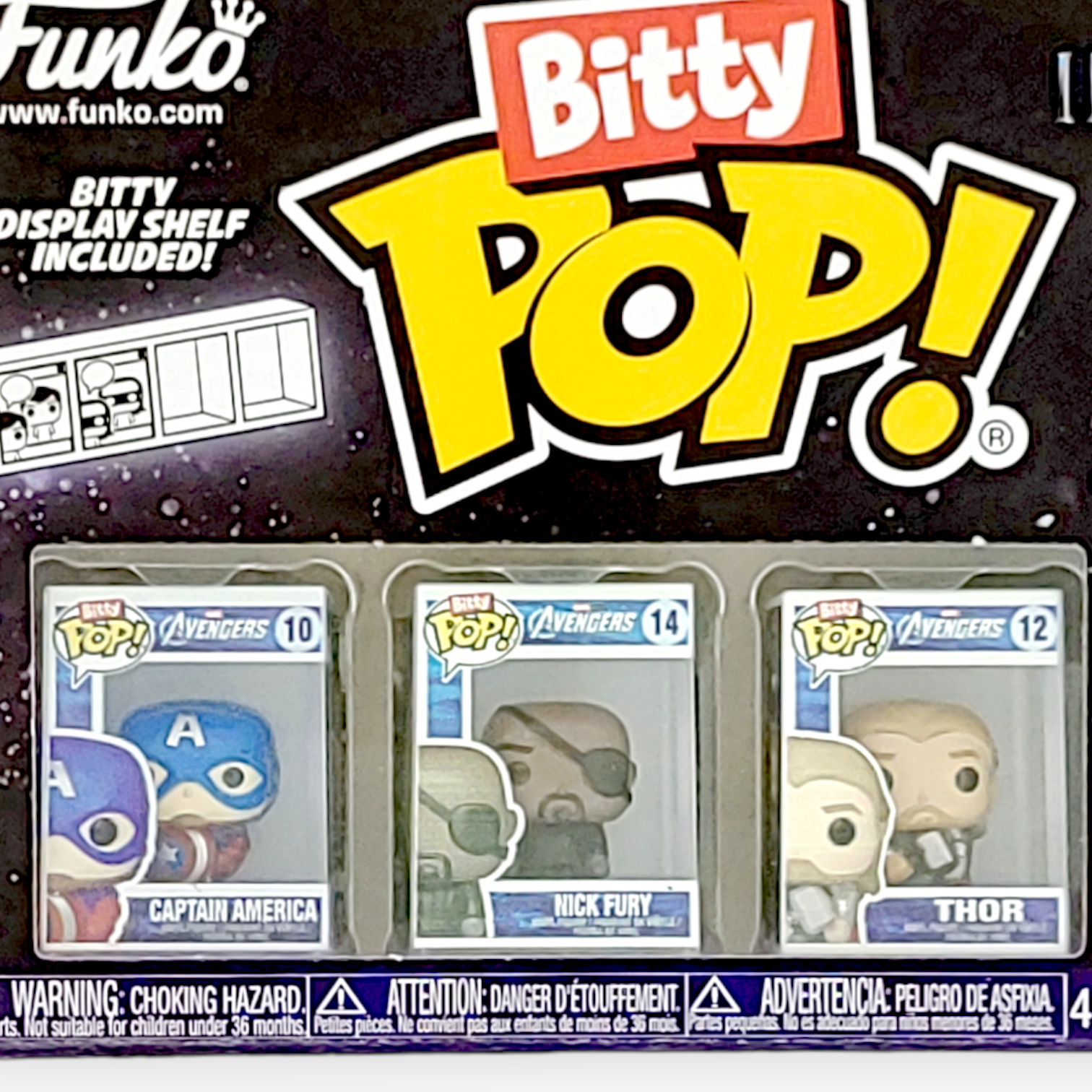 Funko Bitty POP<MARVEL>(美國隊長+費歷克+雷神+隨機)