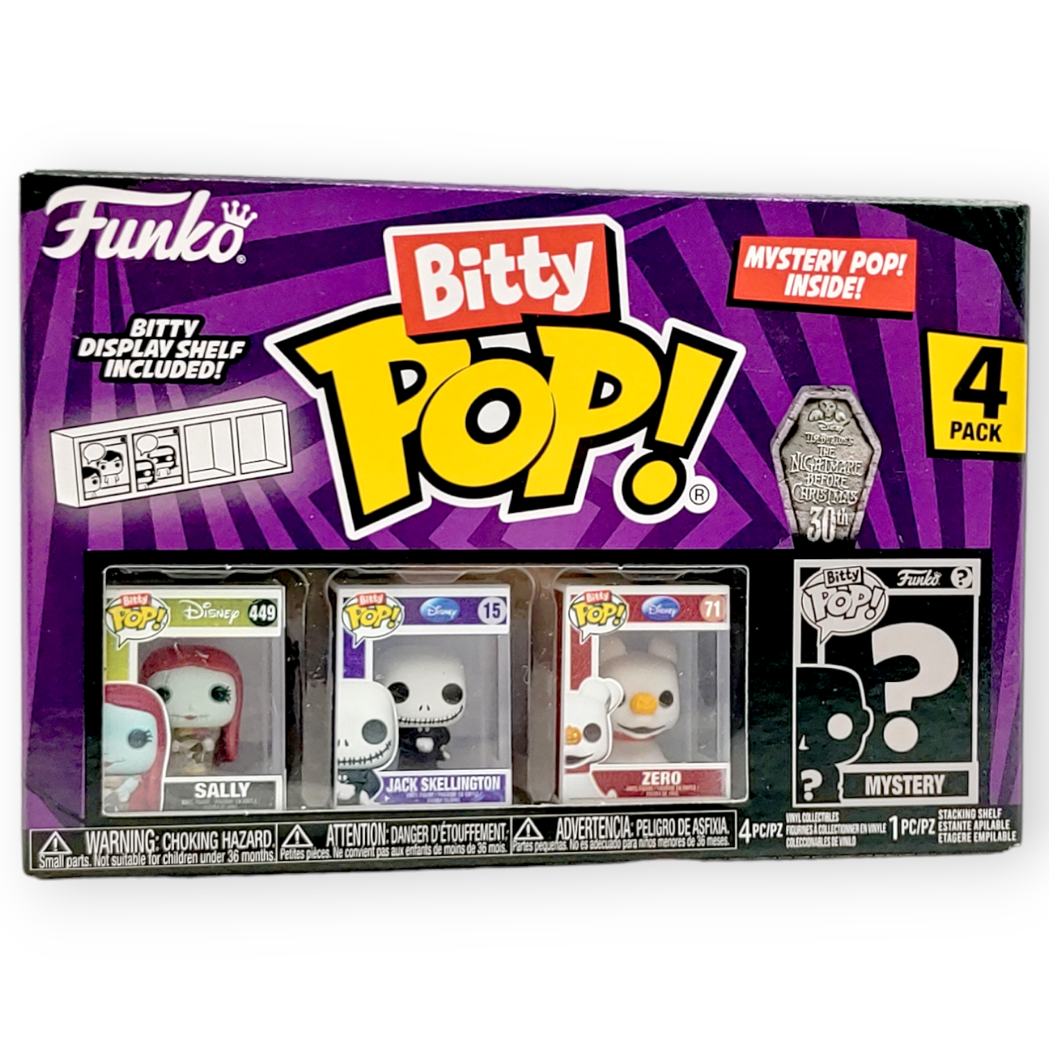 FUNKO Bitty Pop<怪誕城之夜>(莎莉+傑克+零零+隨機)