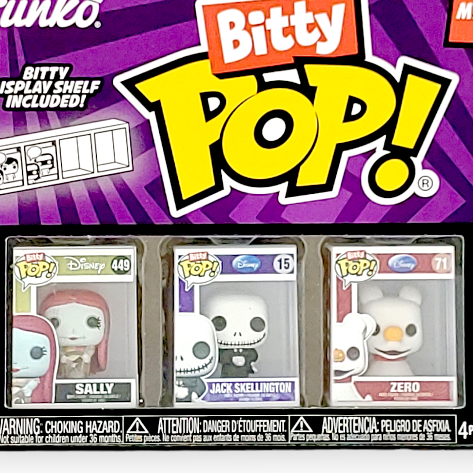 FUNKO Bitty Pop<怪誕城之夜>(莎莉+傑克+零零+隨機)