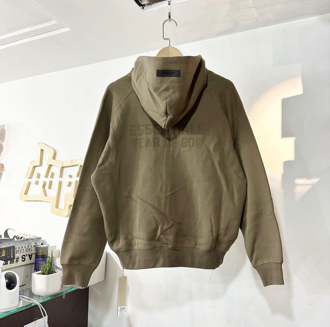 Fear Of God Essentials FW22 Kid Zip Hoodie 外套 WOOD