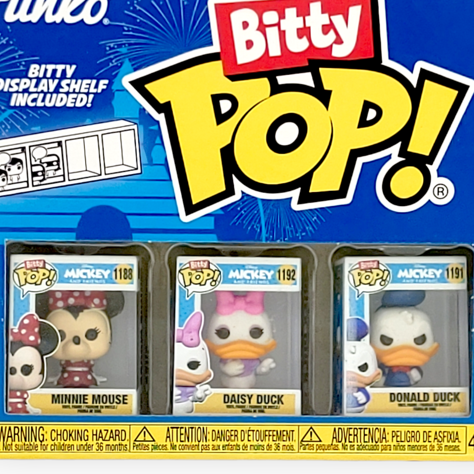 FUNKO Bitty POP<迪士尼>米妮(斑點服裝)+黛絲鴨+唐老鴨+隨機)