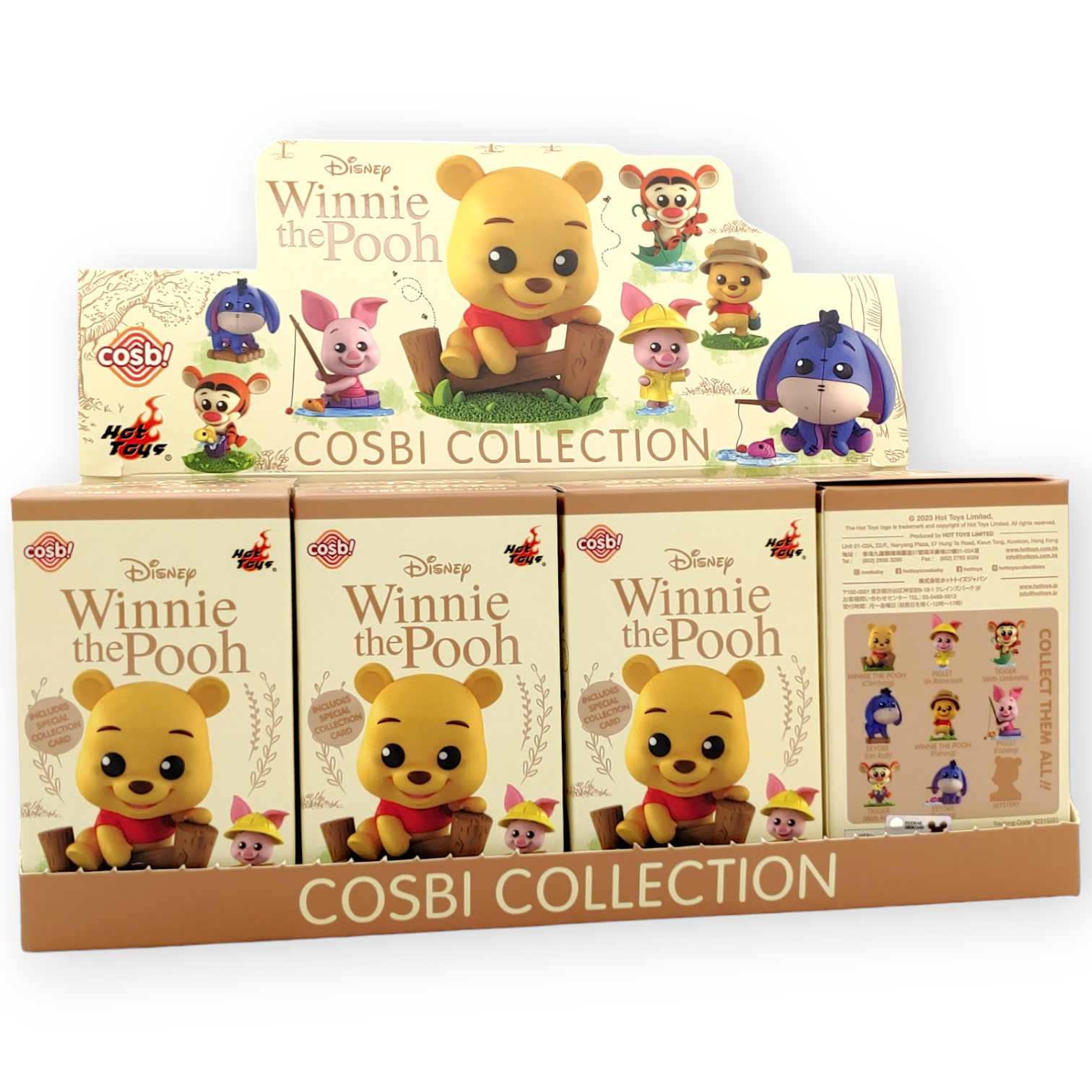 Hot Toy Cosbi《Winnie the Pooh》小熊維尼8公仔