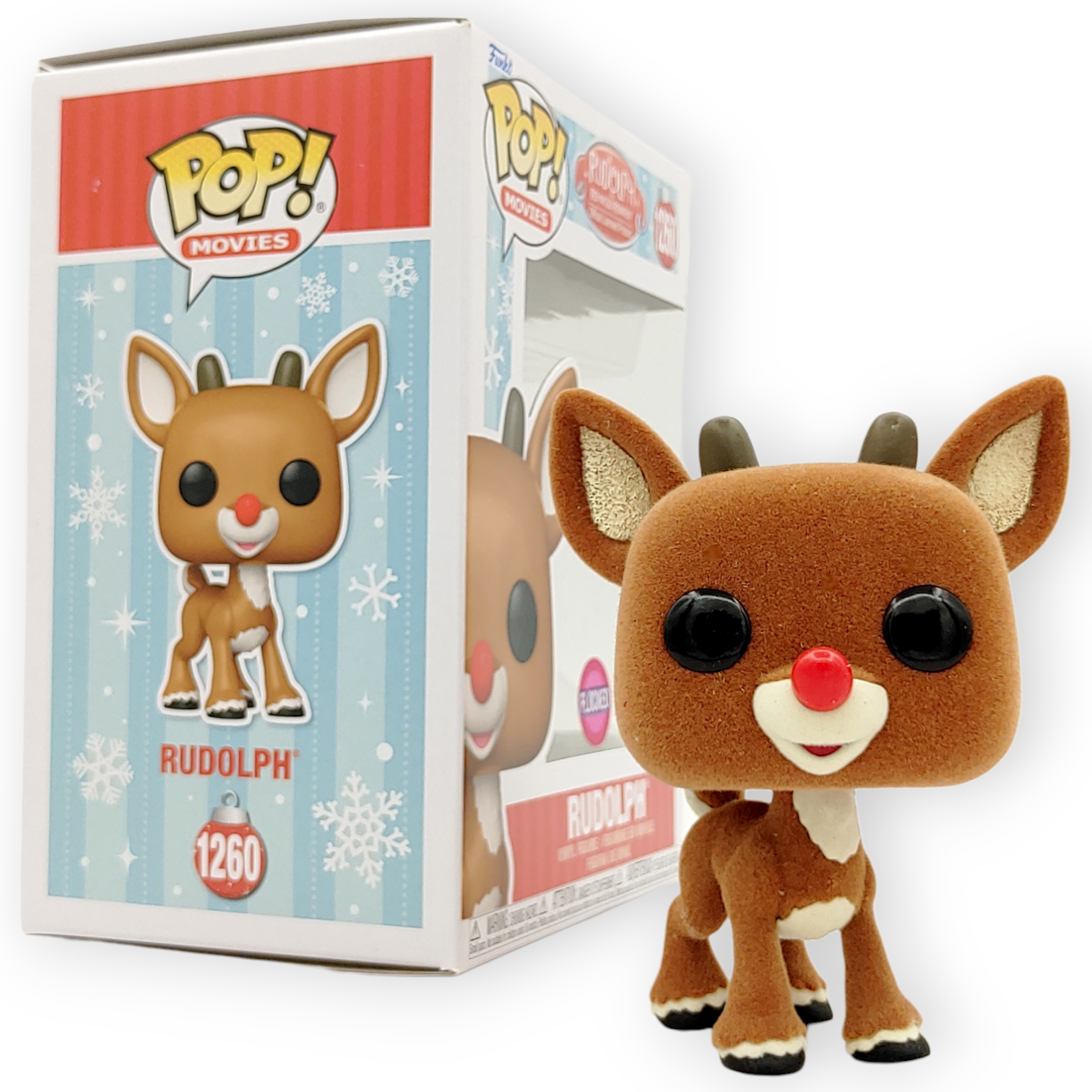 FUNKO POP <聖誕鹿>紅鼻子馴鹿魯道夫(絨毛版)-NO.1260