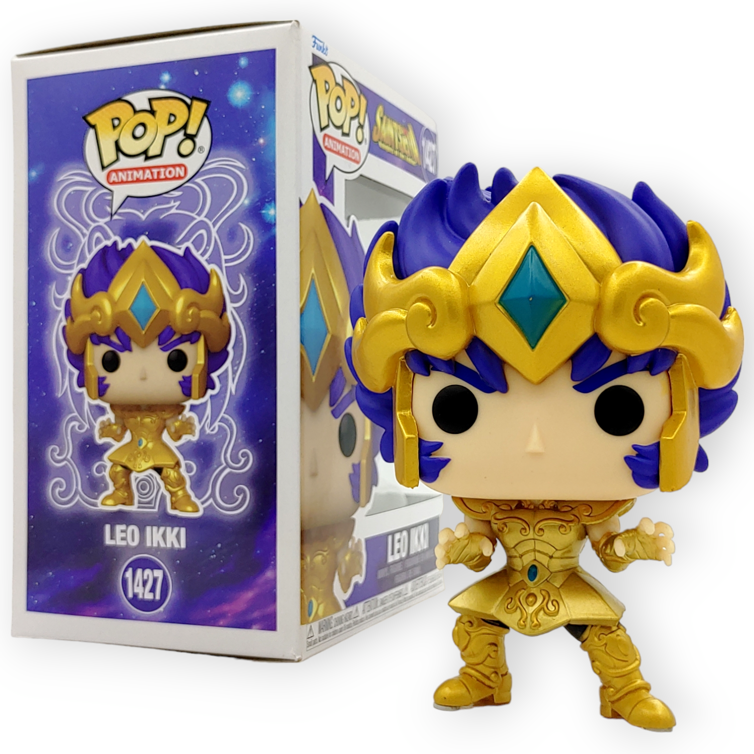 FUNKO POP <聖鬥士星矢>黃金聖衣獅子座一輝-No.1427
