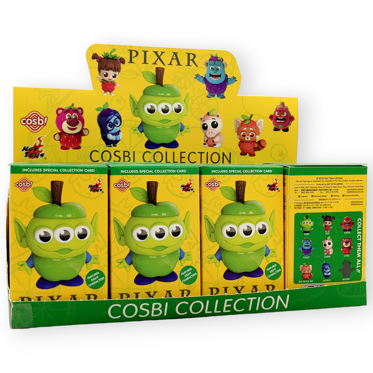 Hot Toy Cosbi《PIXAR》水果派對8公仔套裝